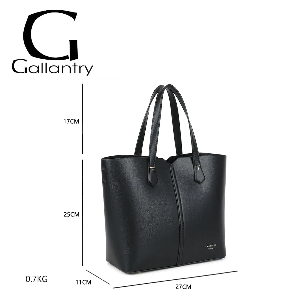 Gallantry Paris Modern Lady sac à main structuré noir