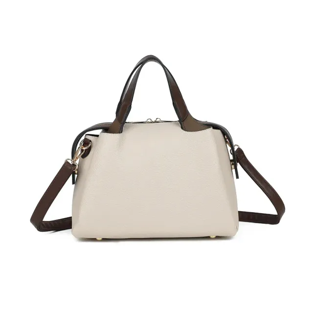 Gallantry La Montaigne sac à main coffee grainé