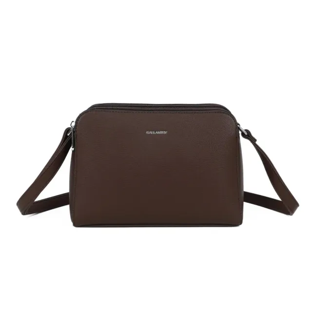Gallantry Gallante sac bandoulière Coffee zippé