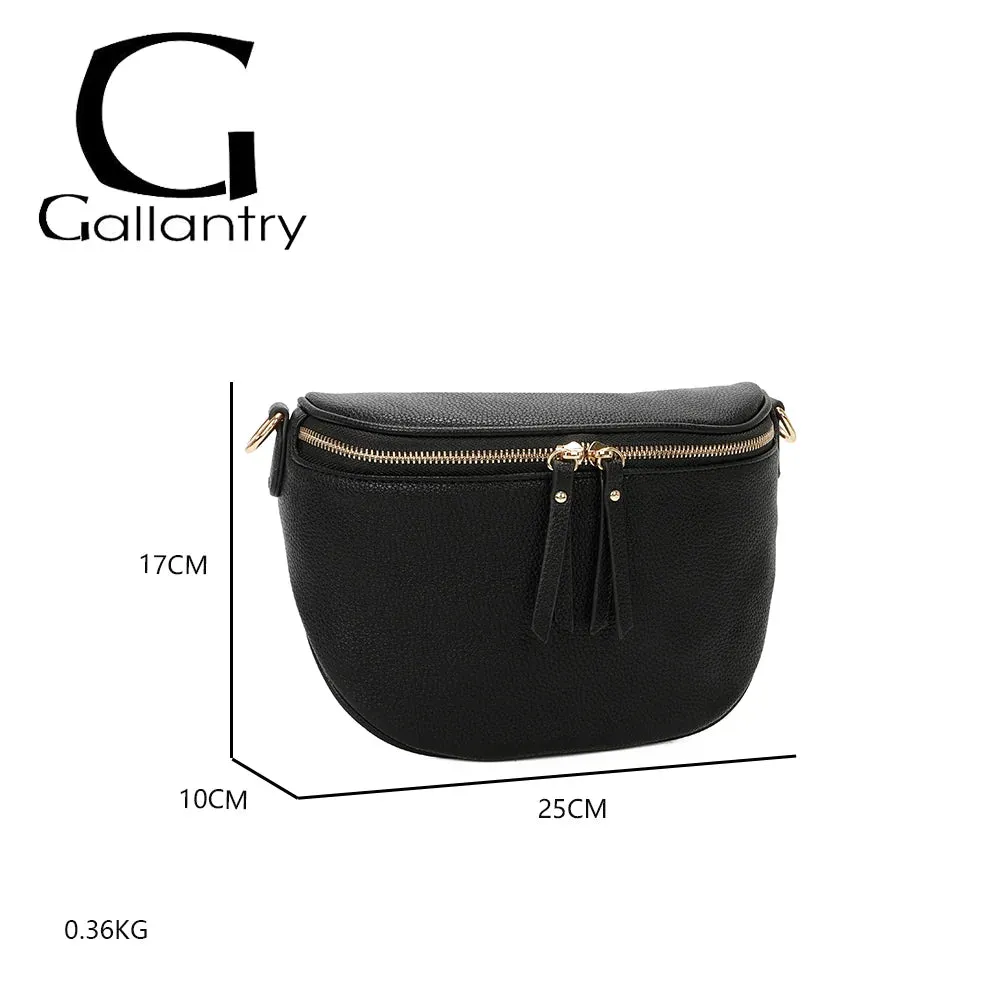 Gallantry Paris Essentiel sac banane noir bandoulière