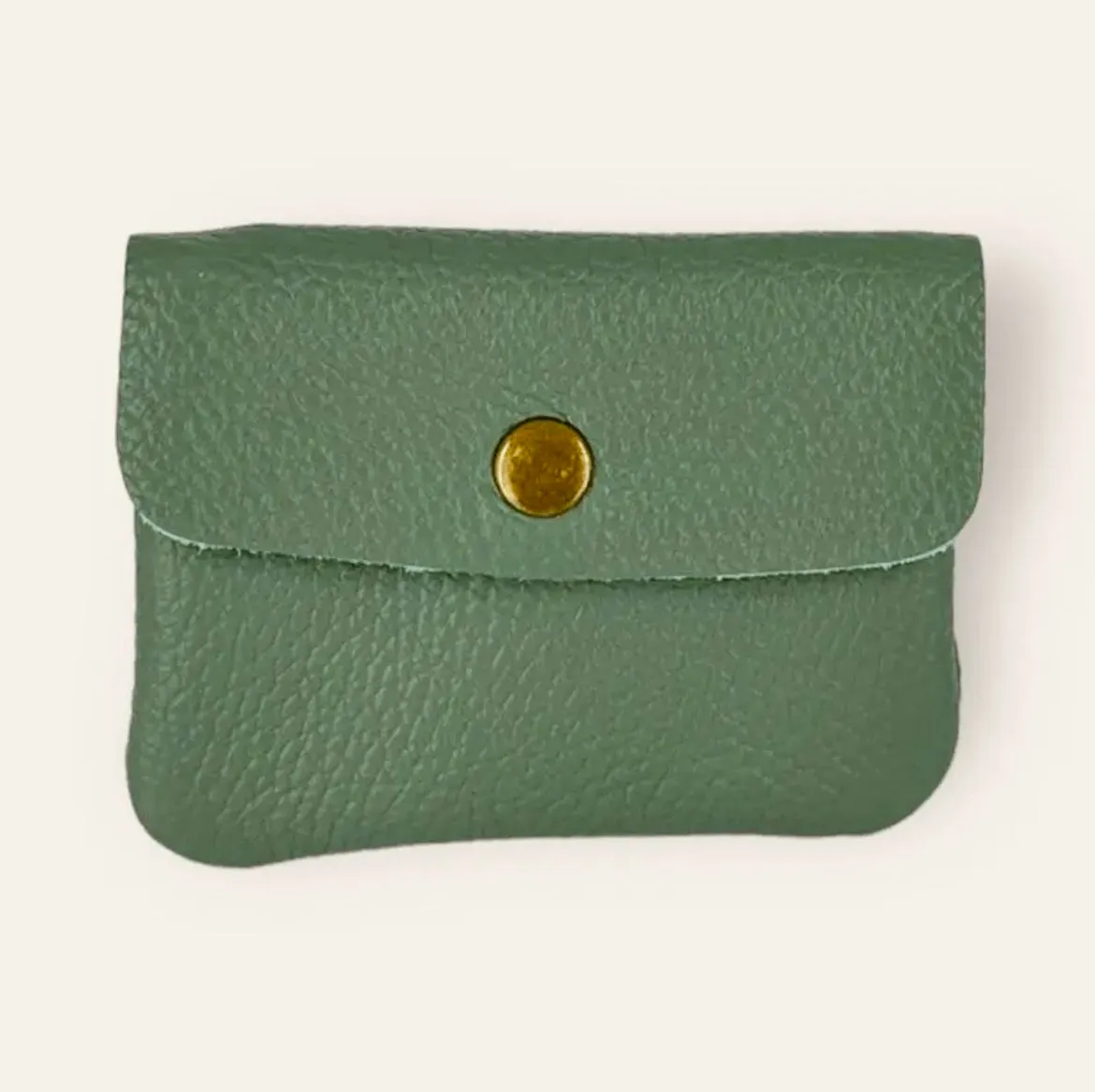 Hexagone Cuir PM Agnès porte-monnaie cuir cognac compact