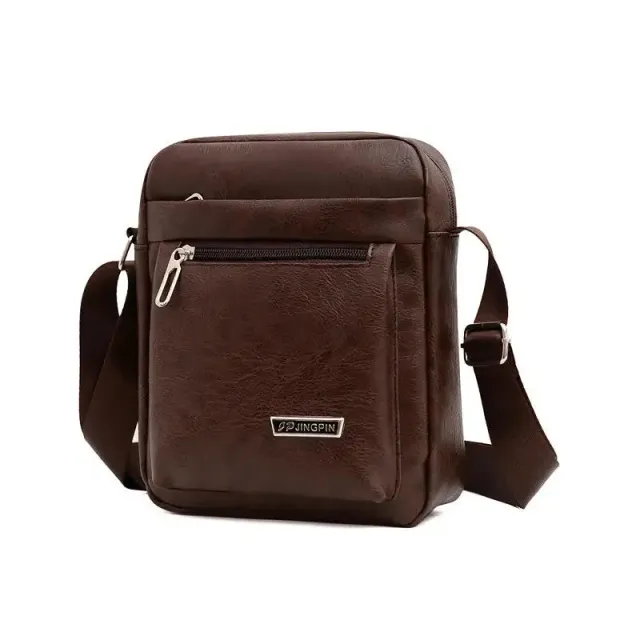 Mon Sacoche Multi Poches Sacoche Cuir Marron