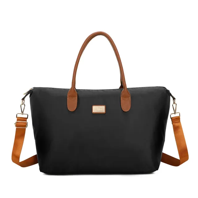 Gallantry Paris La Balade XL cabas nylon noir 43cm