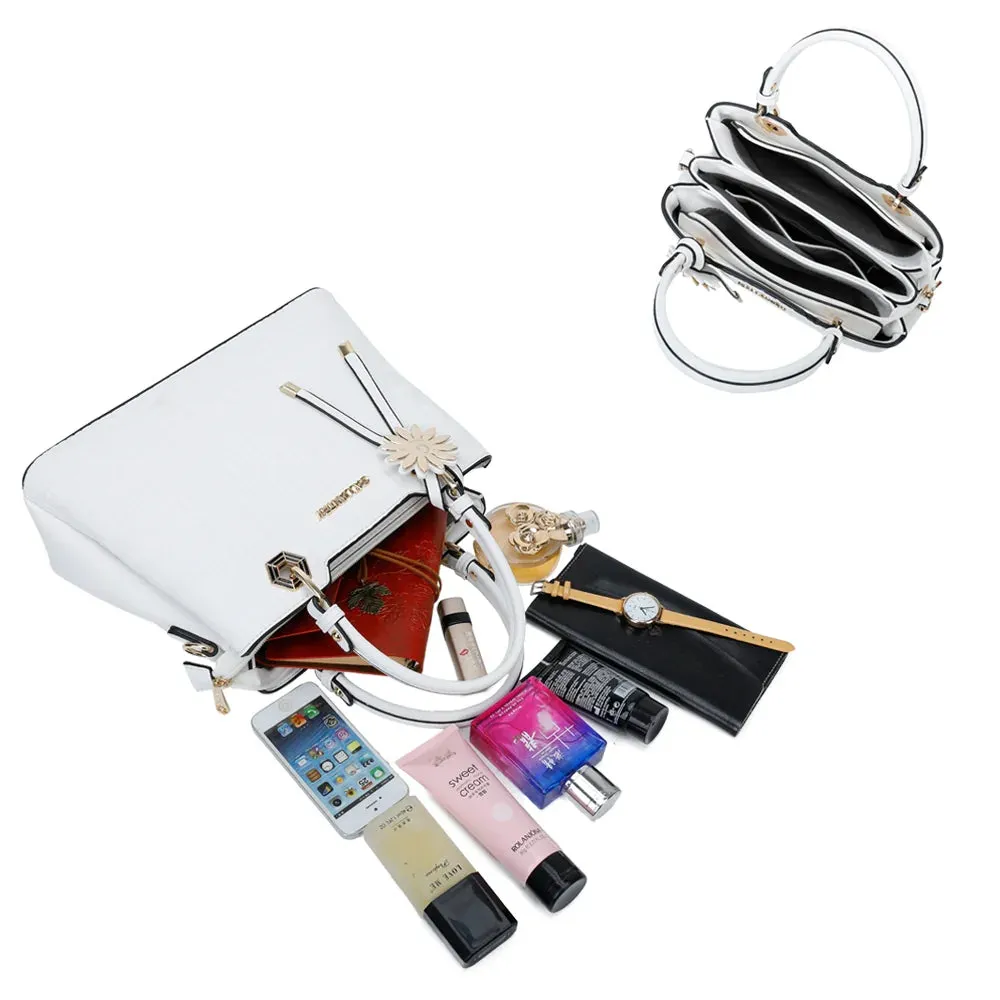 Gallantry Paris Fiora sac à main Rose façon croco