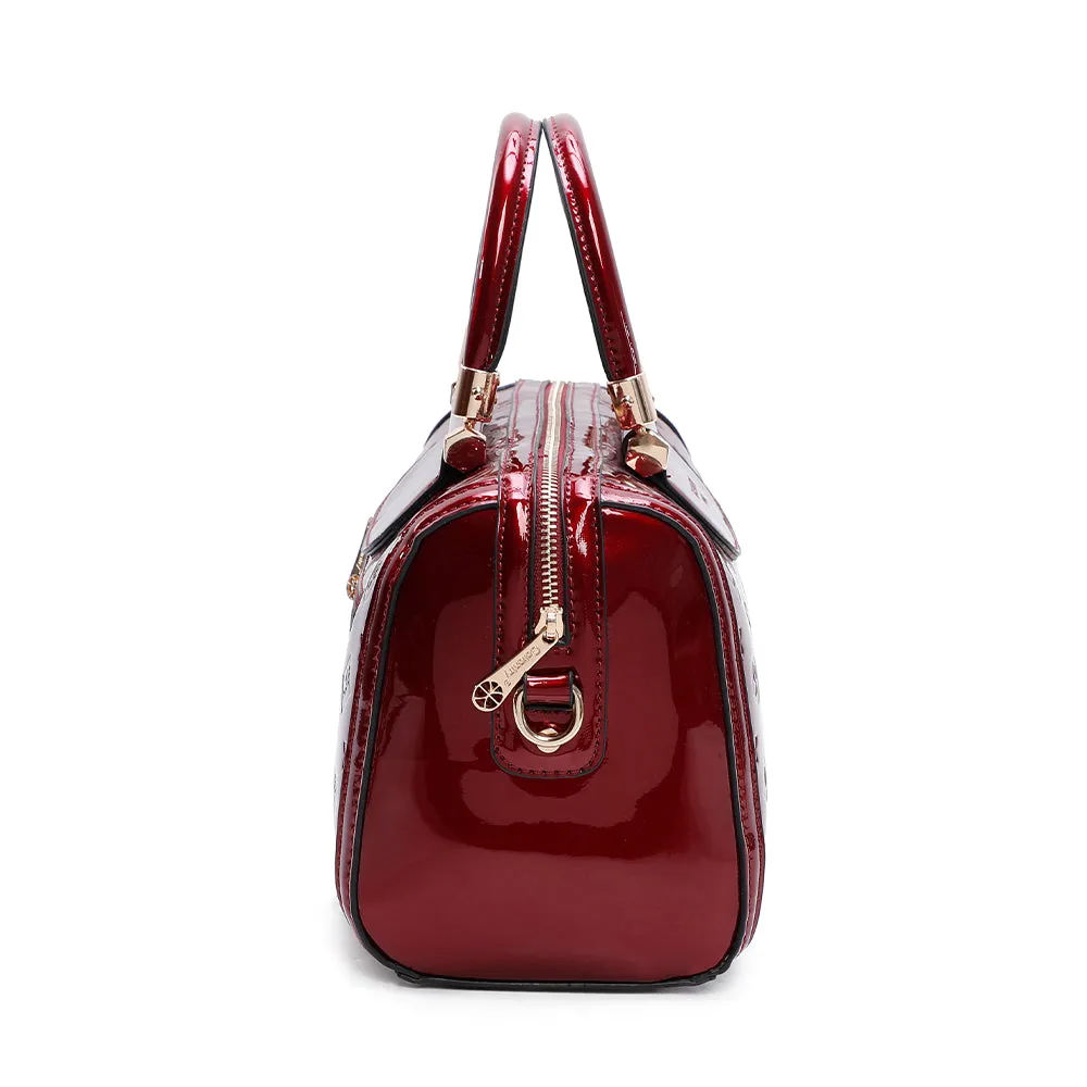 Gallantry La Rubélia sac à main rouge verni