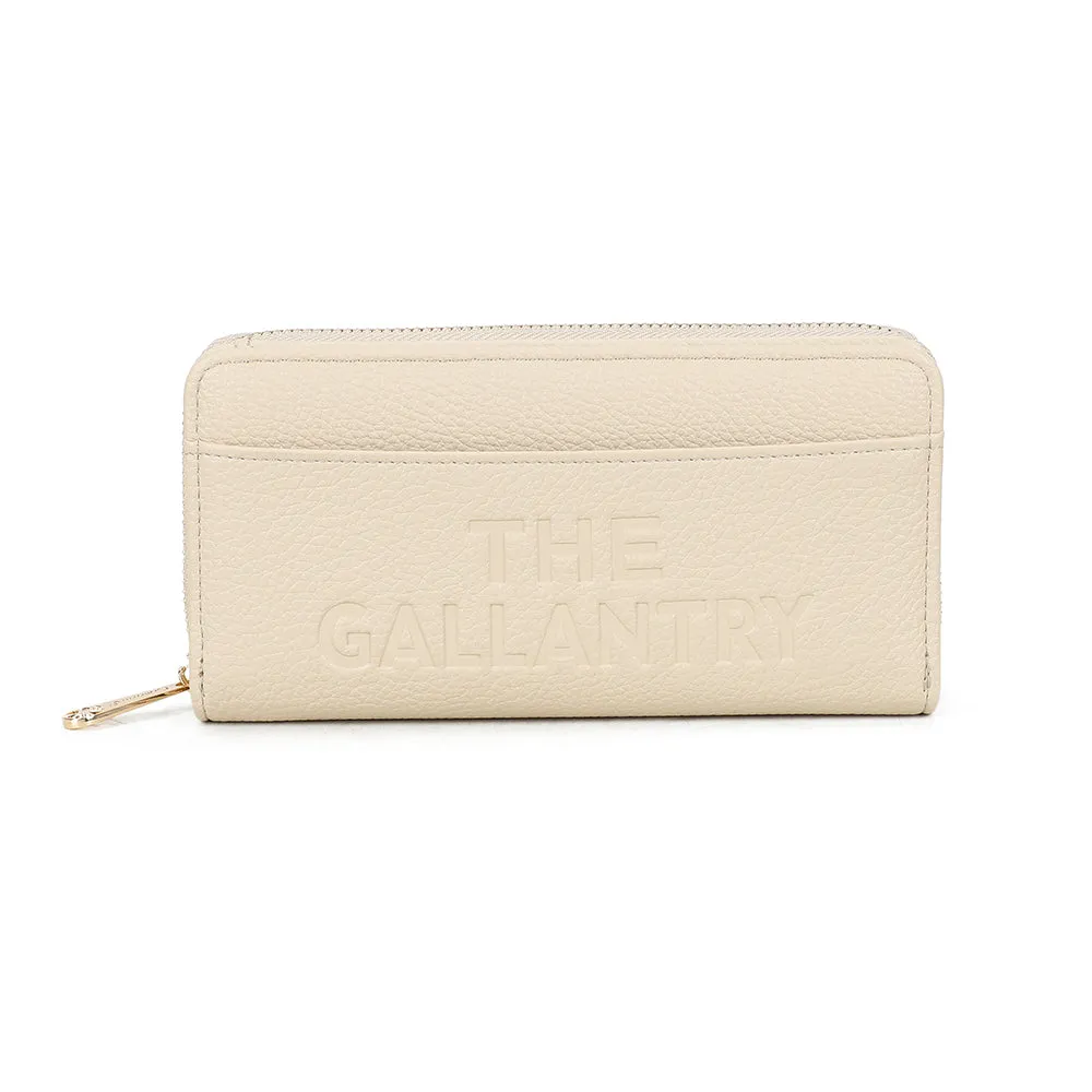 Gallantry Le Compagnon Tendre portefeuille noir 19 cm zippé