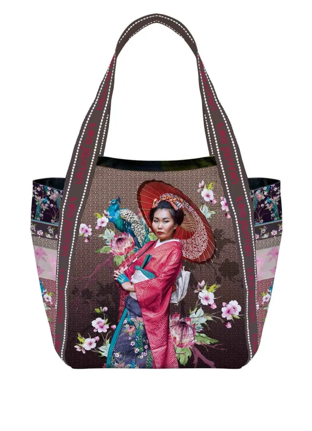 Téo Jasmin Morioka grand cabas toile