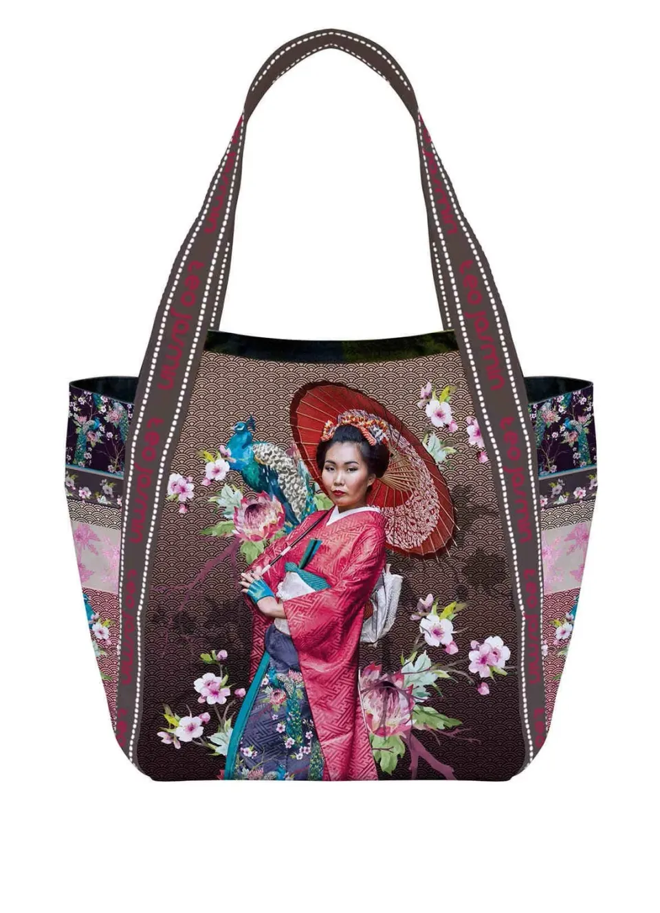 Téo Jasmin Morioka grand cabas toile