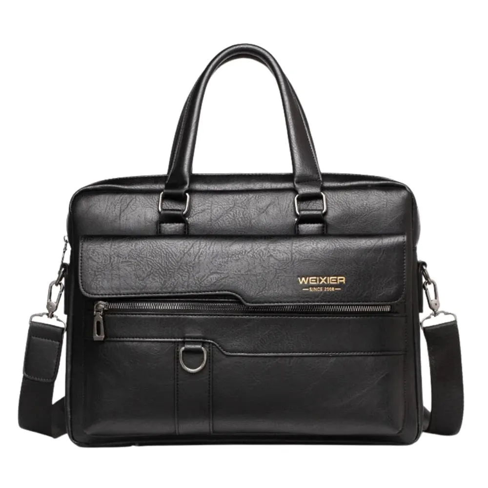Mon Sacoche Cuir Sac Ordinateur Homme Noir