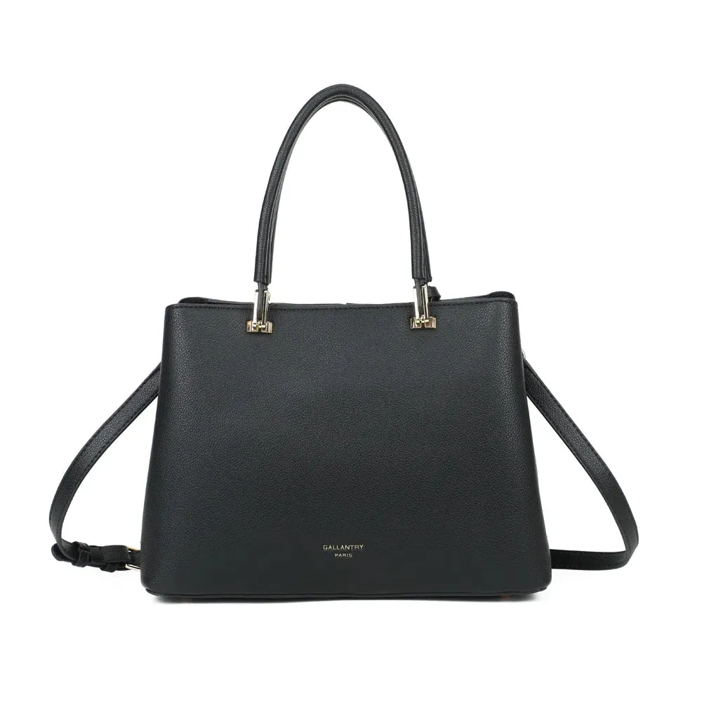 Gallantry Paris La Bellamy sac à main coffee bi-matière