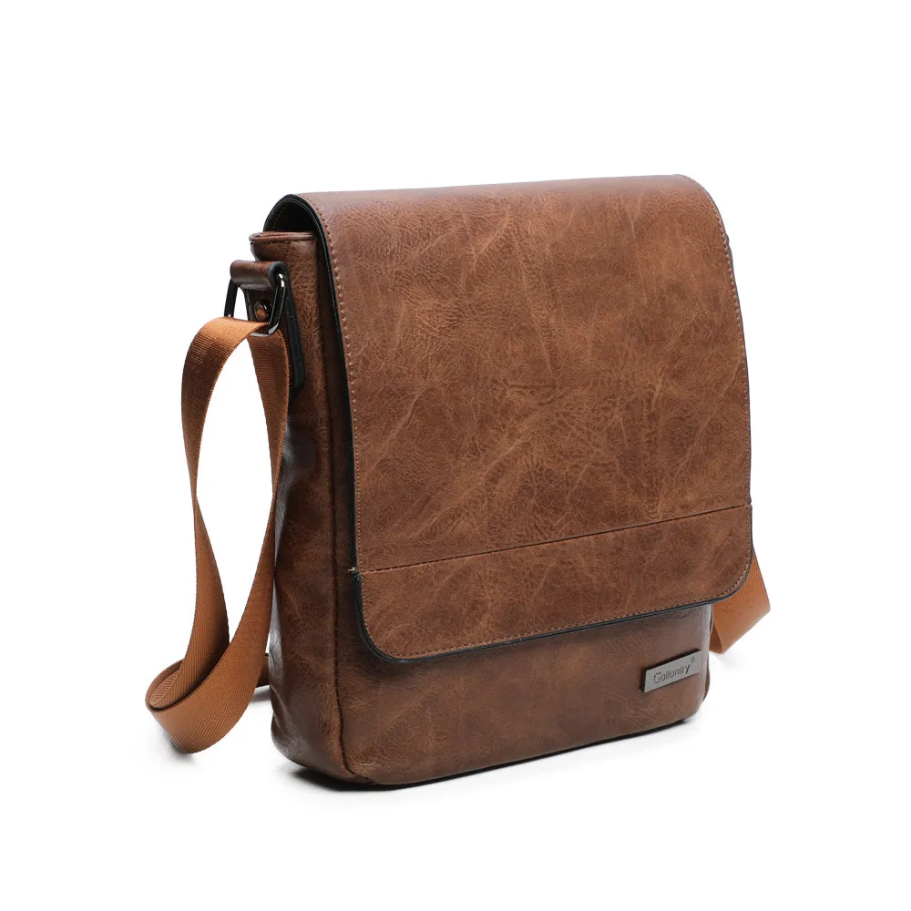 Gallantry Marvik sac bandoulière effet cuir Noir