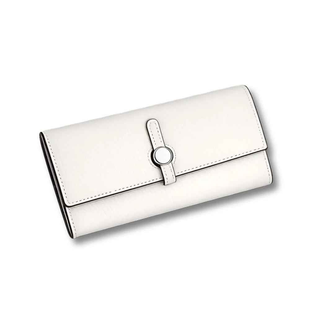 Maison Sacoches Maëlys Pochette Porte-Monnaie Noir Cuir 20 cm