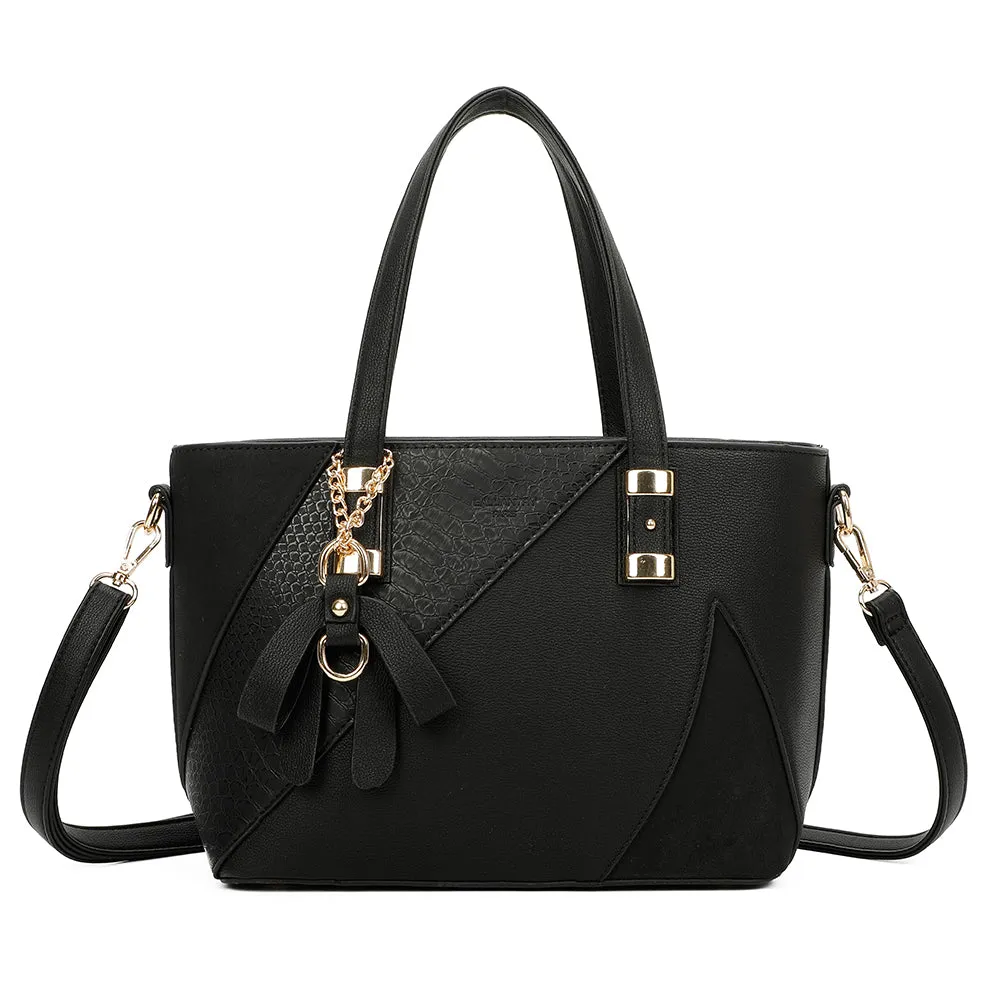 Gallantry Paris L'Ingénieuse Mini cabas noir croco