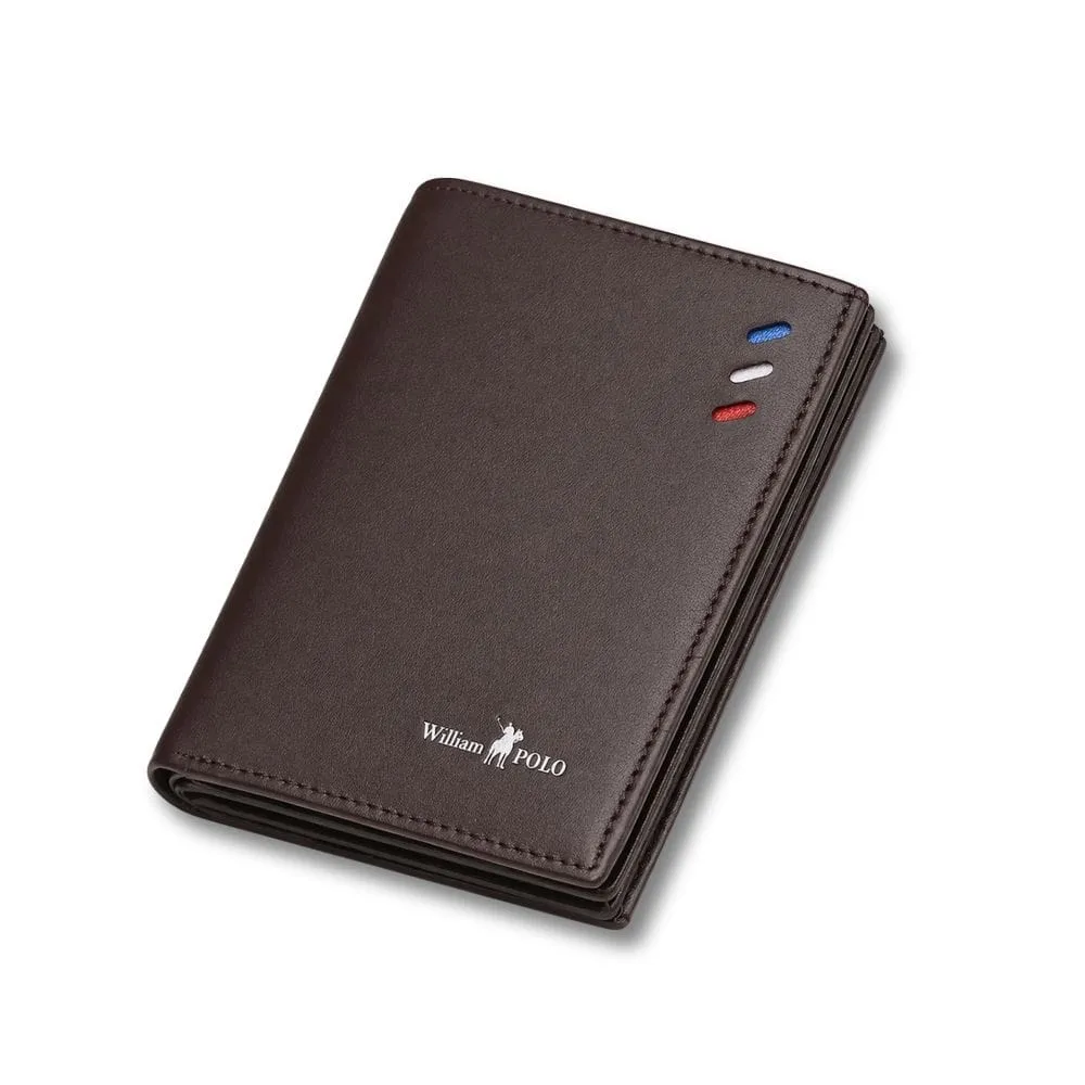 Maison Sacoches Polo portefeuille homme cuir véritable