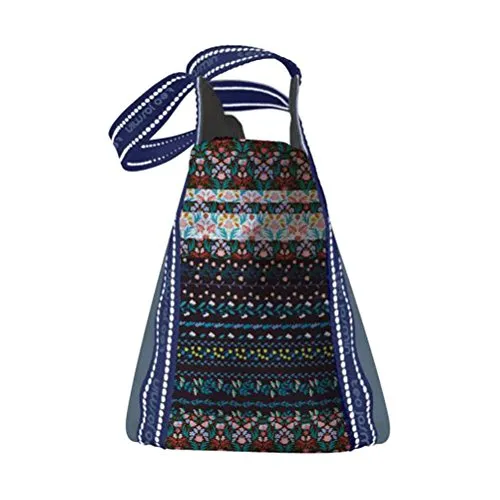 Téo Jasmin Boho petit sac shopping bleu gris