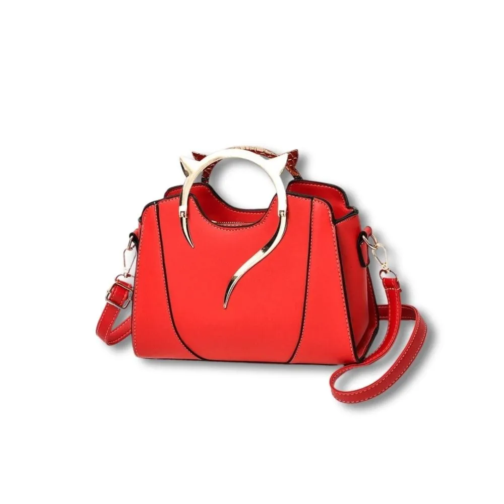 Maison Sacoches Clémence sac à main poignée rose verni