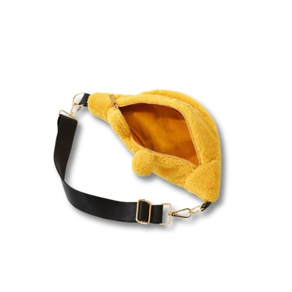 Maison Sacoches Teddy banane enfant ourson orange