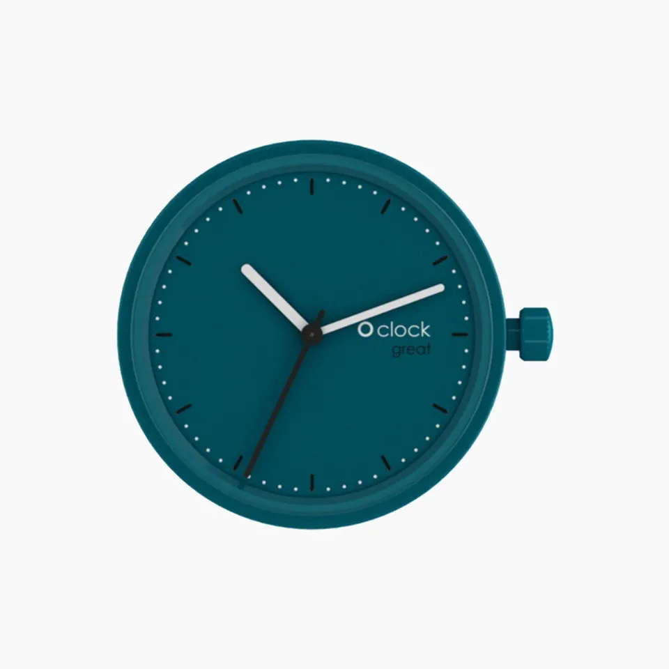 O clock great mécanisme montre tone on tone sarcelle