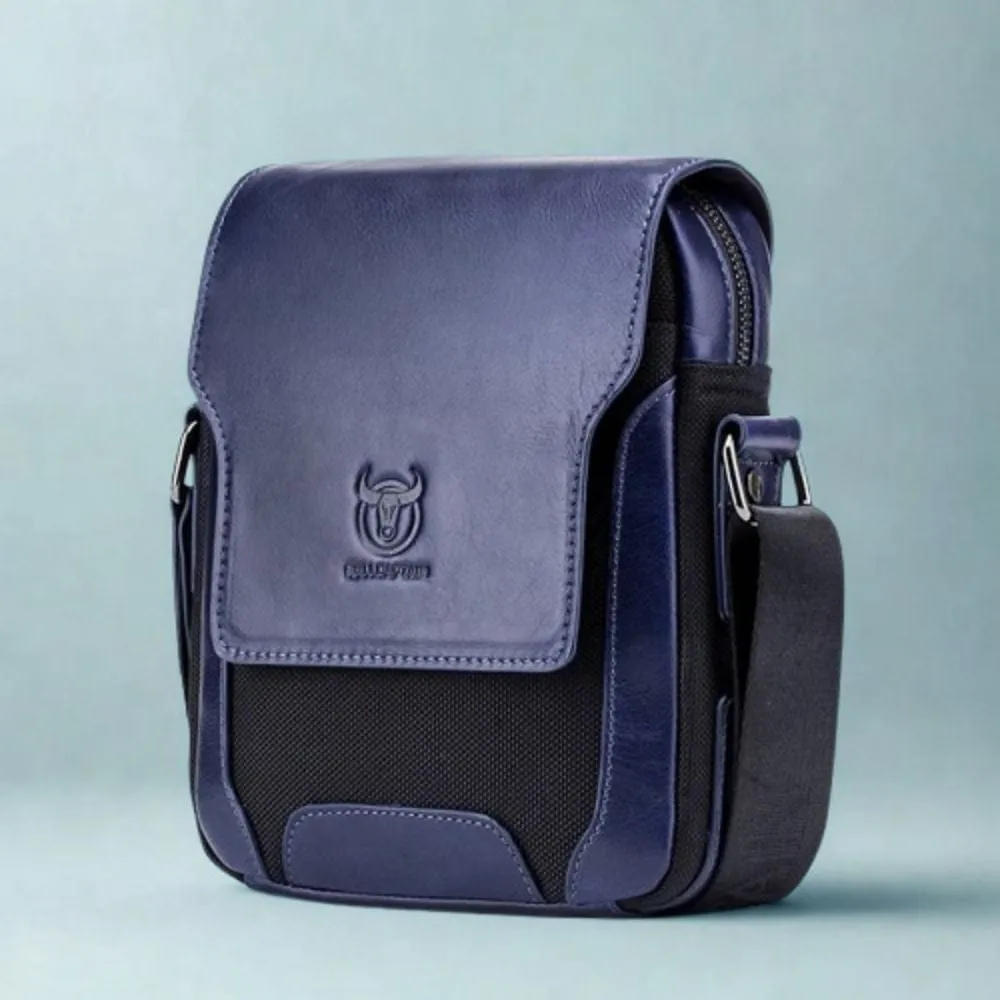 Maison Sacoches Nohr sacoche homme cuir Bleu