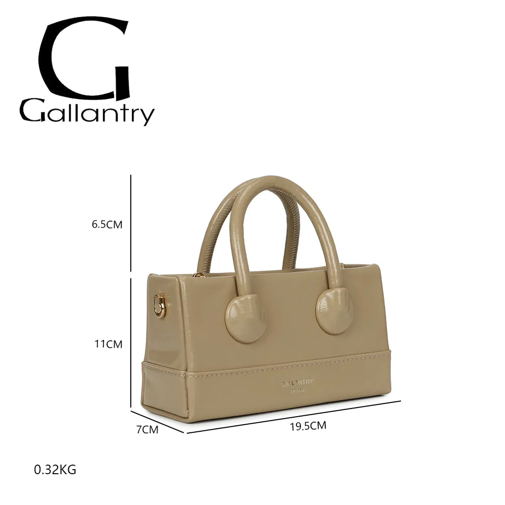 Gallantry Paris Mona mini sac chaîne dorée zippé
