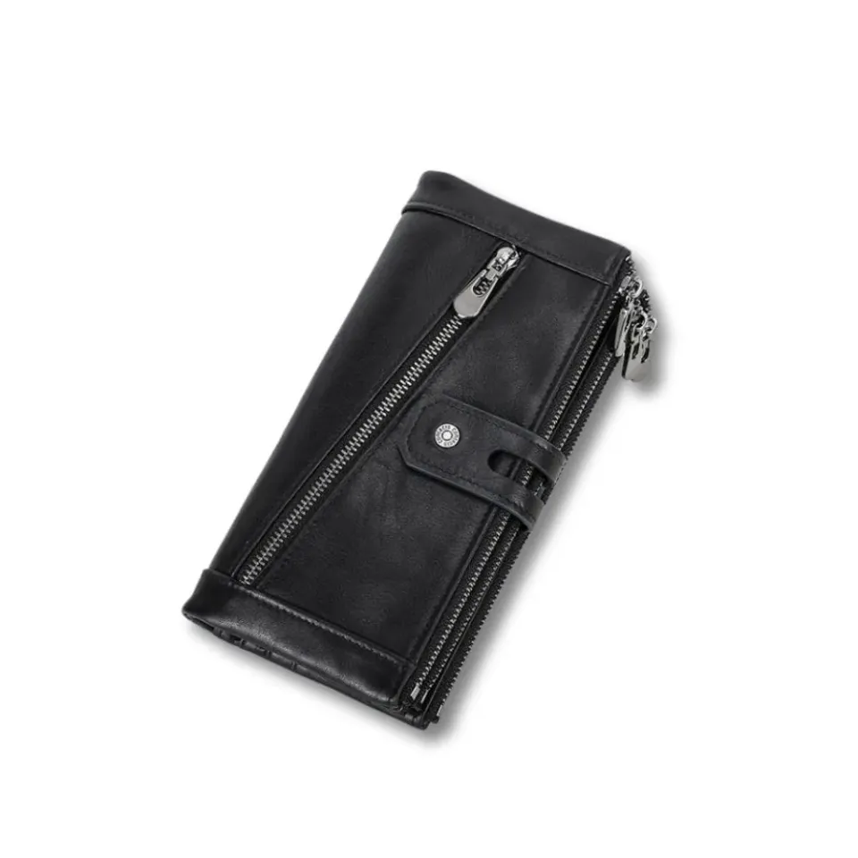 Maison Sacoches Lox pochette téléphone bleu RFID