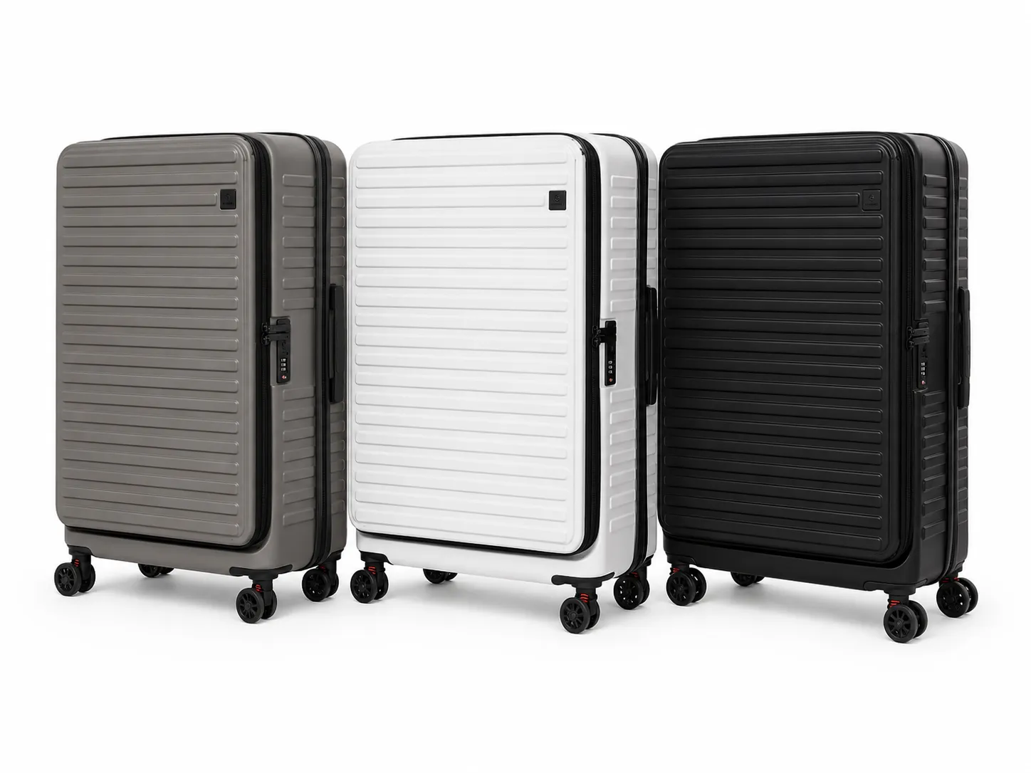 Gallantry Paris La Malle Large valise rigide blanche 138 L