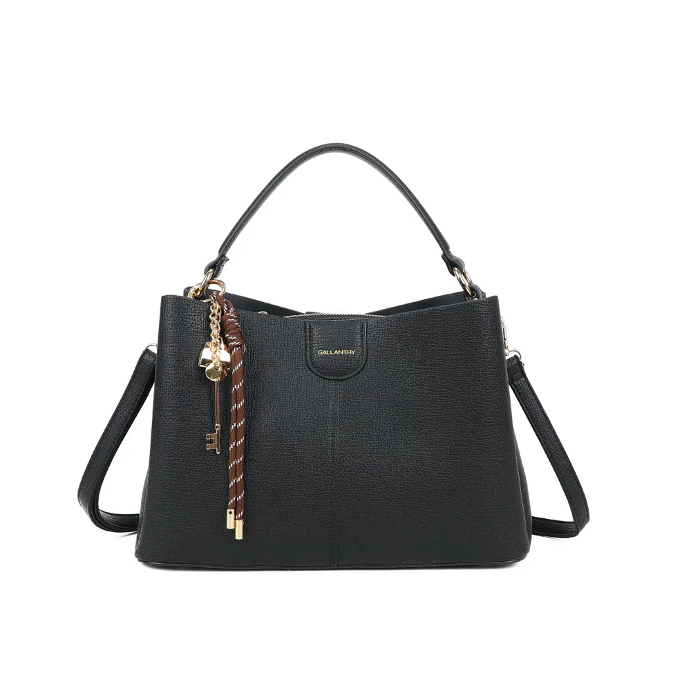 Gallantry Paris Aurélia sac à main noir 3 compartiments