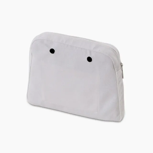 O bag Reverse sac intérieur toile blanche fermeture zip