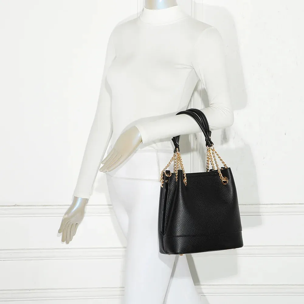 Gallantry Noble Line sac main Noir chaînes