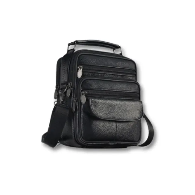 Maison Sacoches Lyos sacoche homme cuir noir