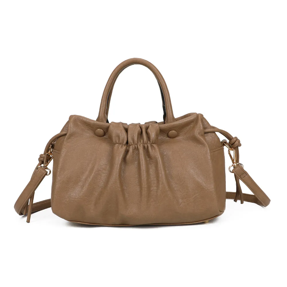 Gallantry Paris Mylane sac froncé bandoulière taupe