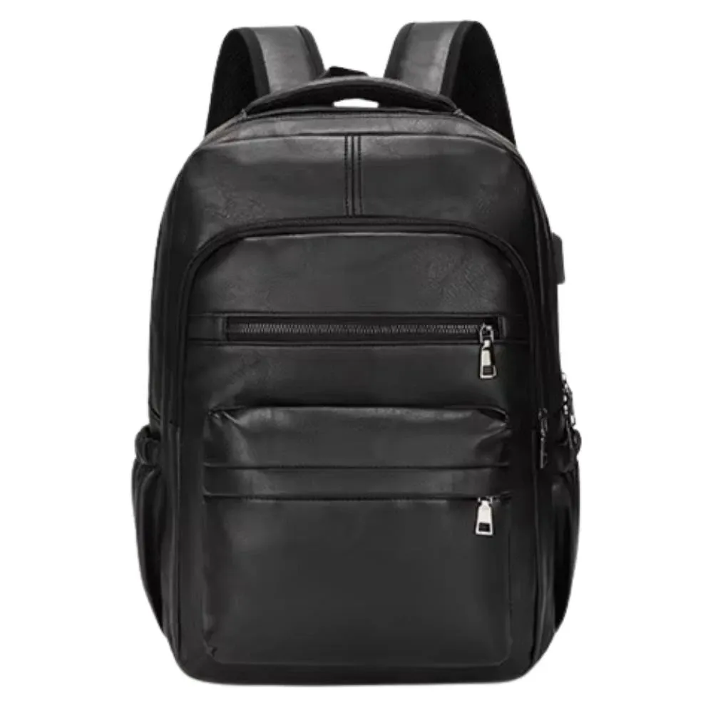 Mon Sacoche Moderne Sac à Dos Cuir Marron Clair