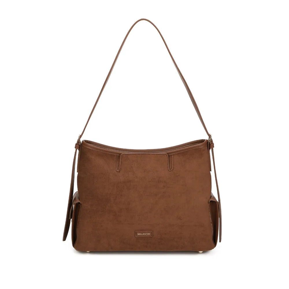 Gallantry Paris Lyséa sac main marron daim