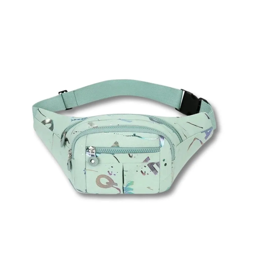 Maison Sacoches Tessa sac banane bleu tissu léger