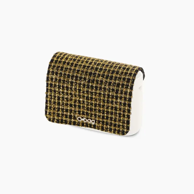 O bag O pocket Gold lamé rabat doré brillant