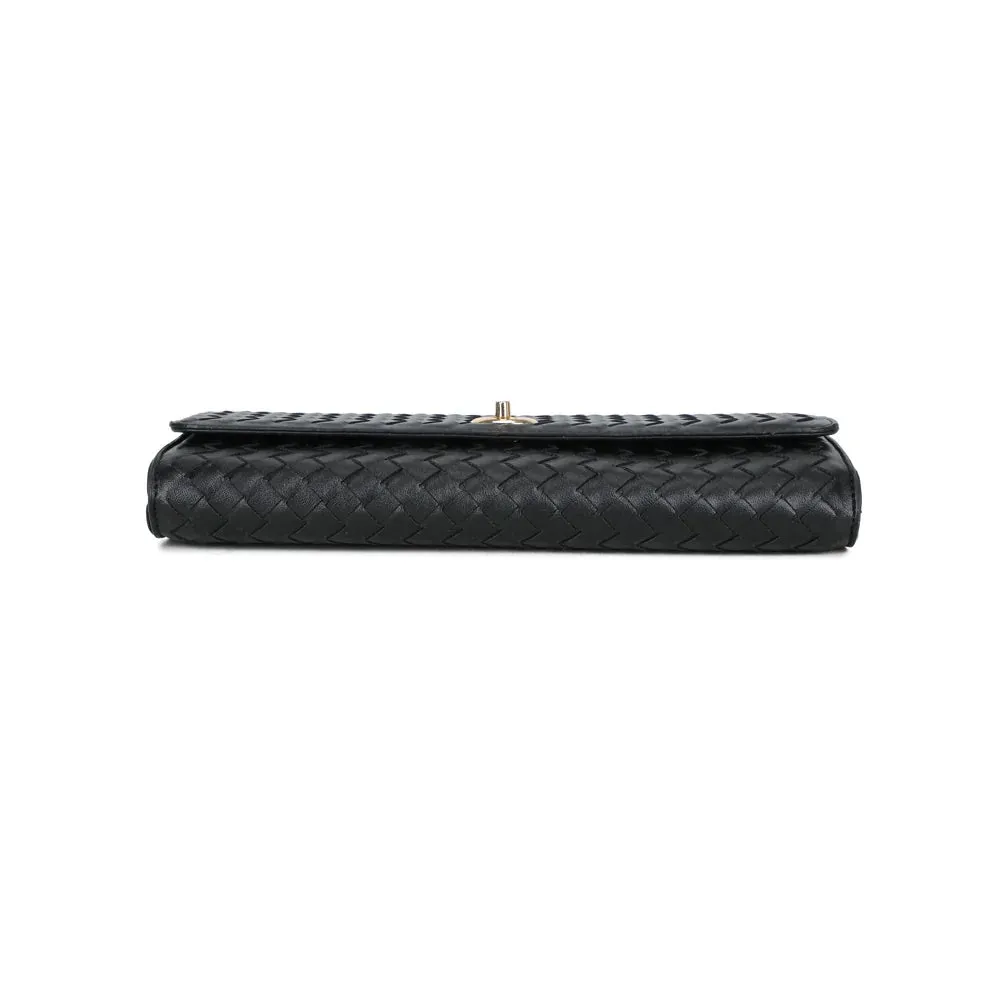 Gallantry Paris Élixir Tressé sac à main noir tressé