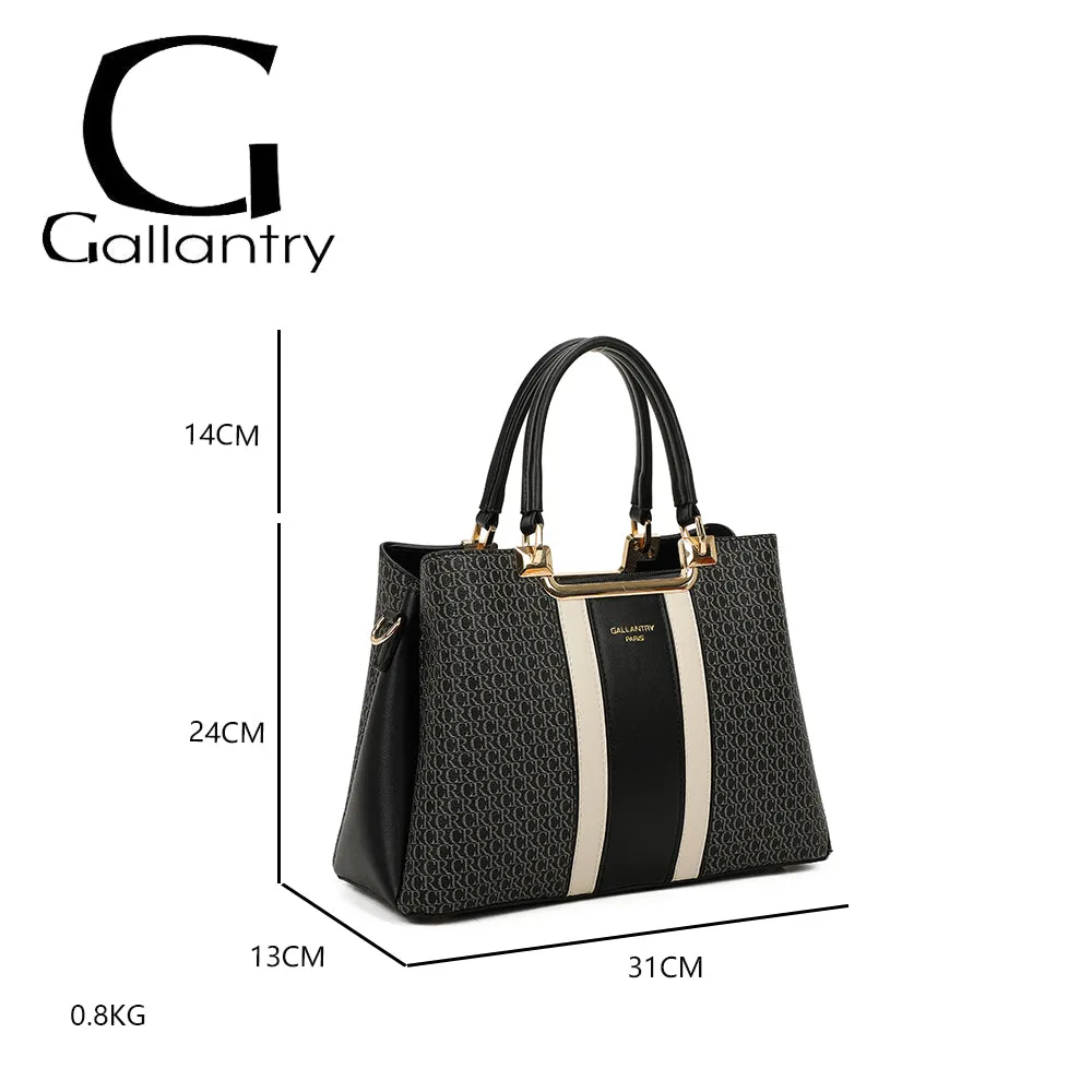 Gallantry Paris Monogram Chic sac à main Beige/Taupe monogramme