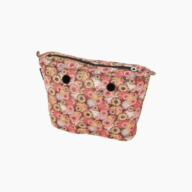 O Bag Mini sac intérieur dentelle bloom noir
