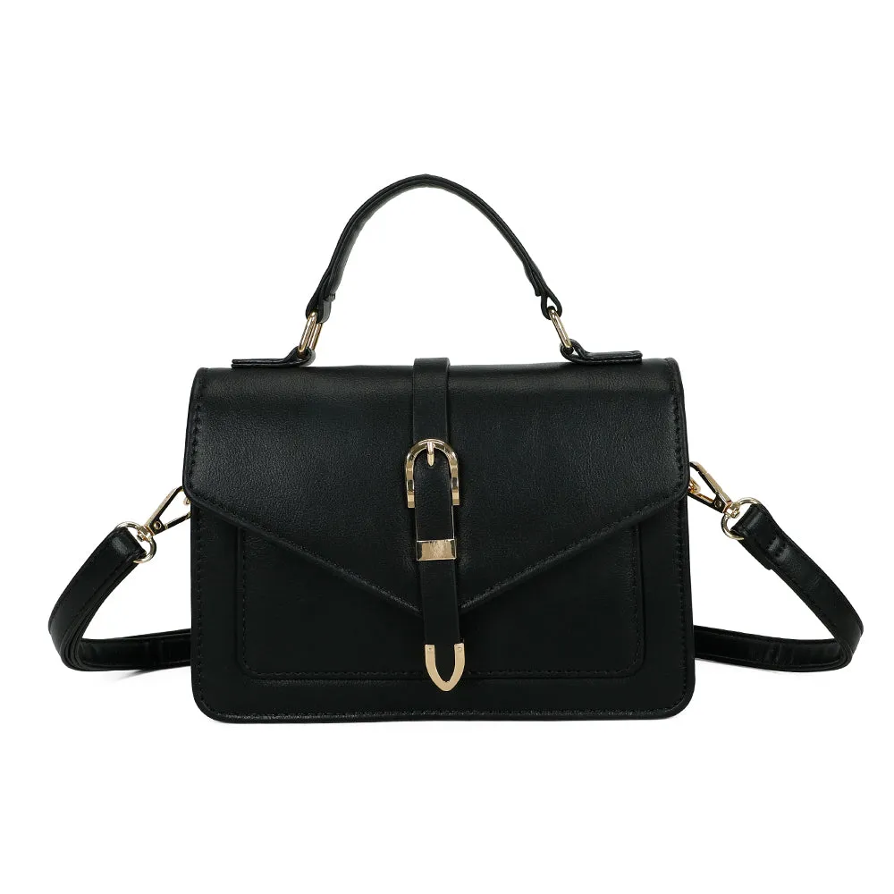 Gallantry Marina sac à main bicolore noir compact