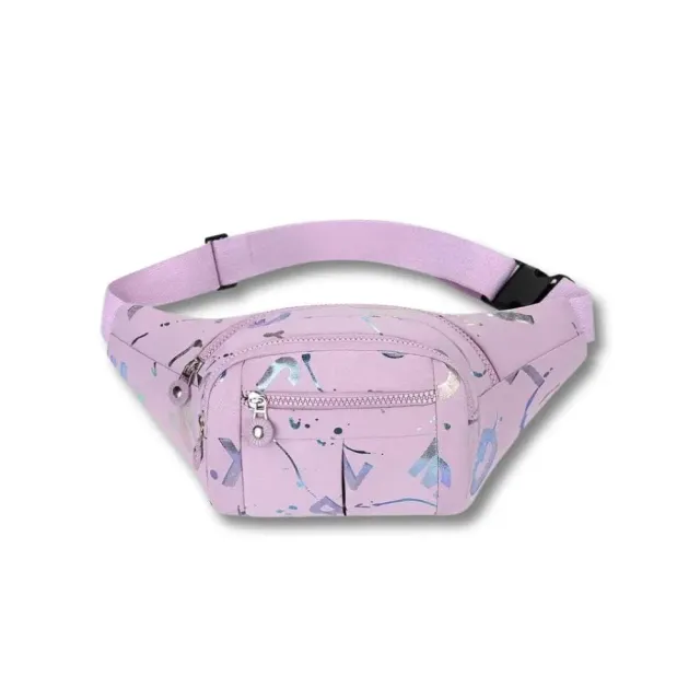Maison Sacoches Tessa sac banane bleu tissu léger