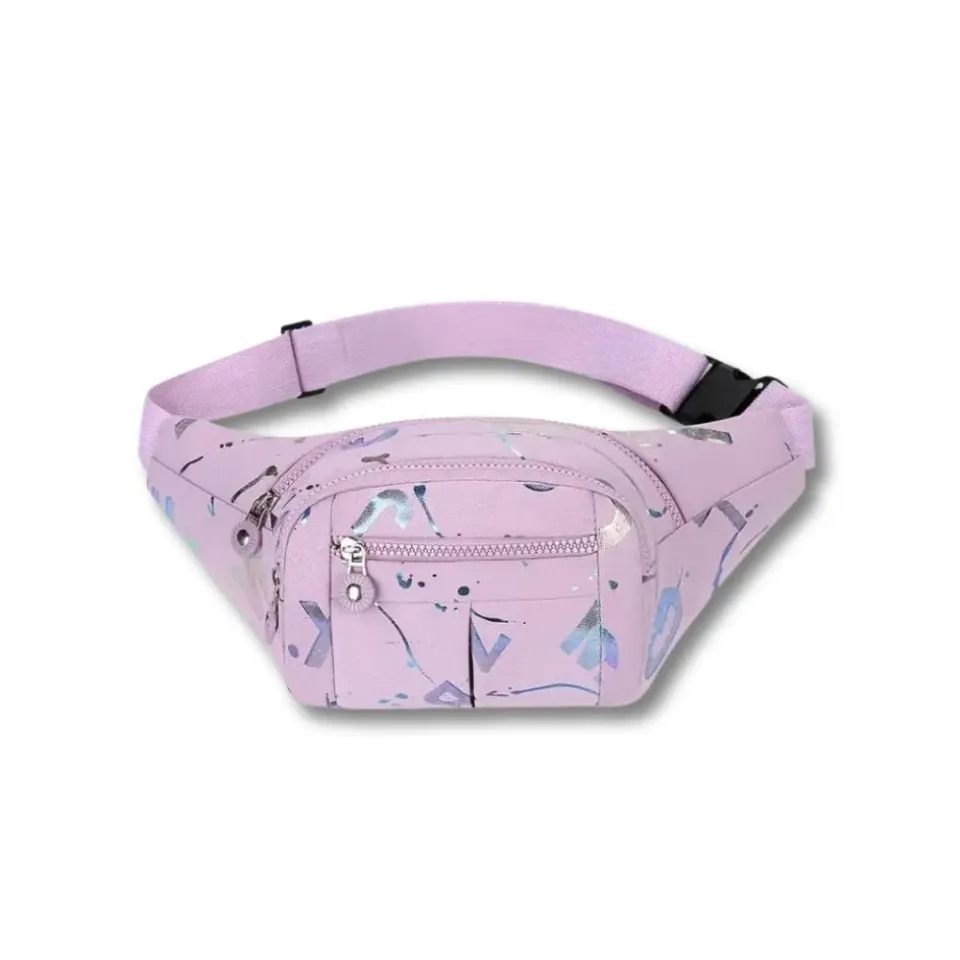 Maison Sacoches Tessa sac banane bleu tissu léger
