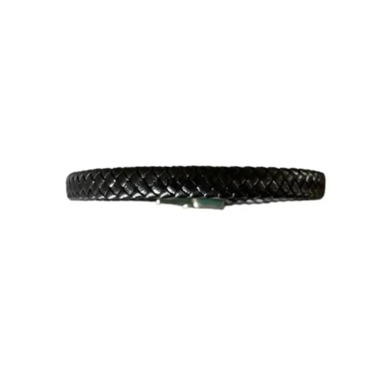 Hexagone Cuir Tressé Plat bracelet cuir
