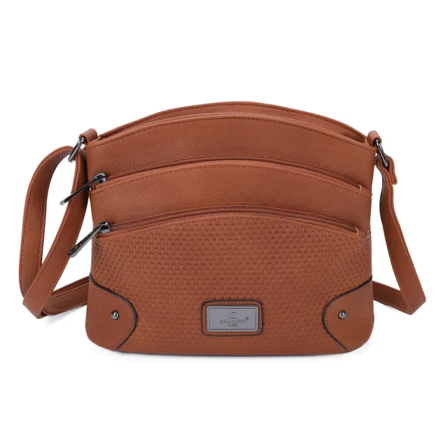 Gallantry Marceau sac bandoulière bordeaux multipoches