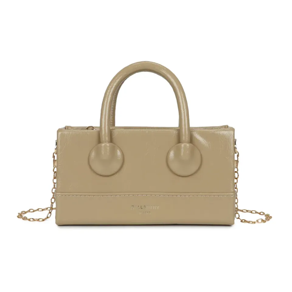 Gallantry Paris Mona mini sac chaîne dorée zippé