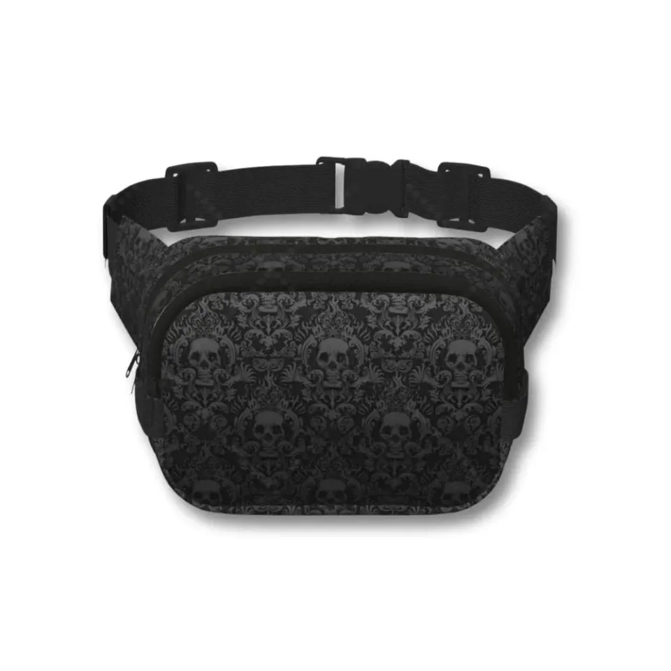 Maison Sacoches Ridan Sac Banane Tête de Mort Imperméable