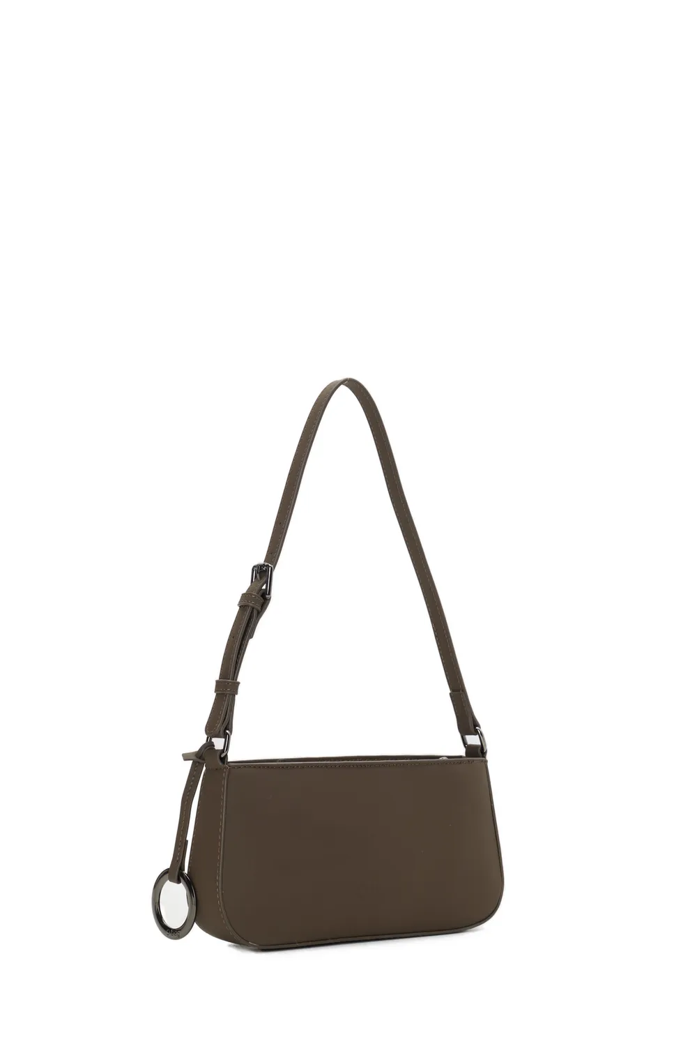 O bag Verbier sac bandoulière chocolat tissu gommé