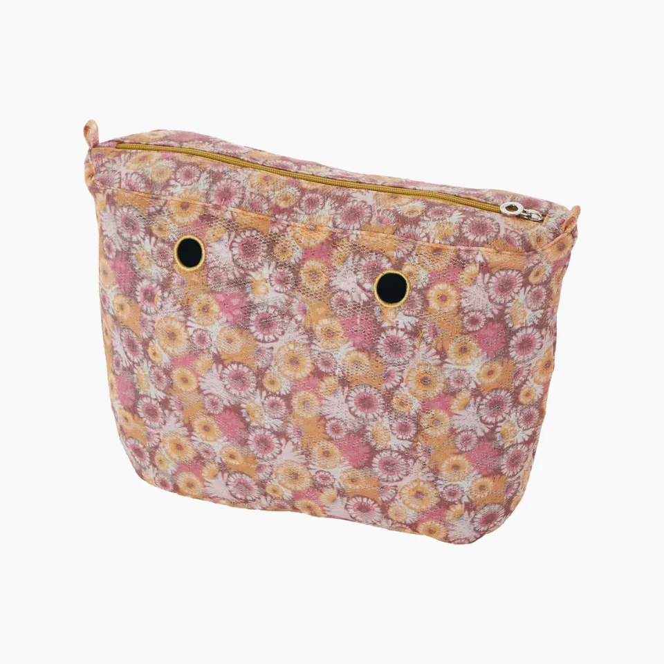 O bag sac intérieur zippé Lace Bloom Sun floral