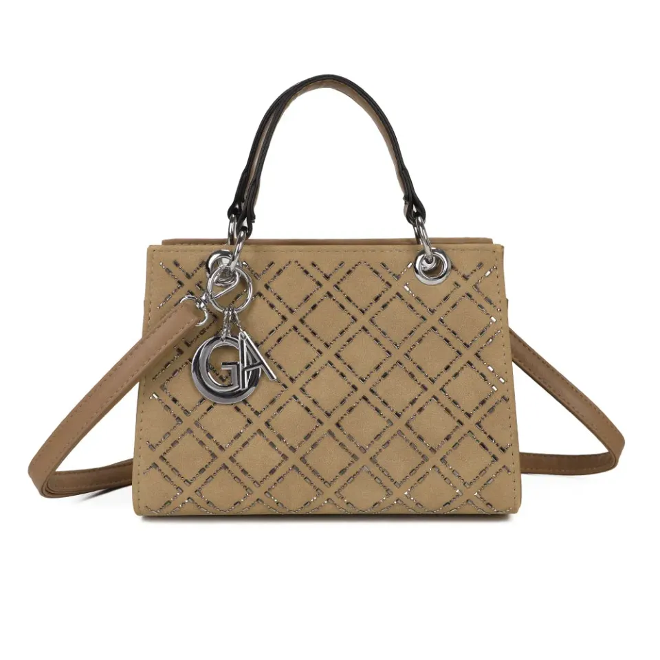 Gallantry Paris Sélène sac à main losanges bijou