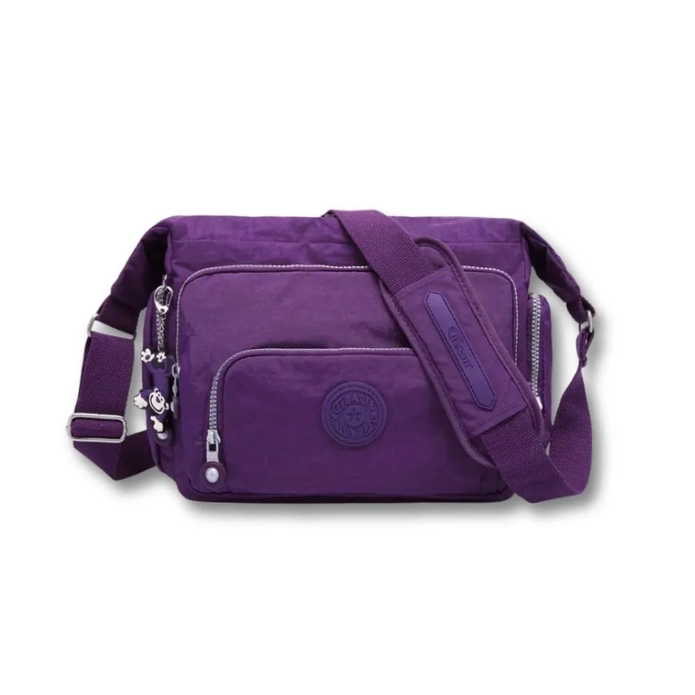 Maison Sacoches Elara besace nylon noir 31 cm