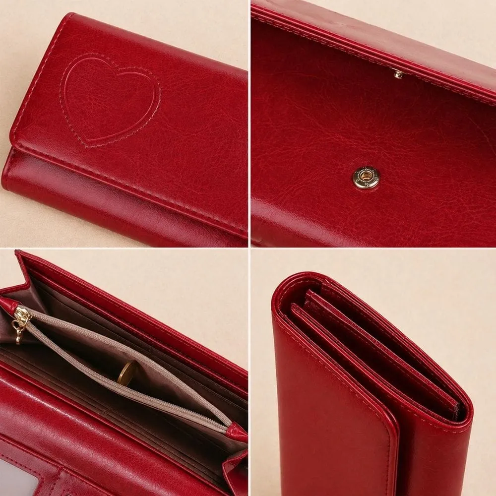 Maison Sacoches Noëlia pochette portefeuille cuir double zip